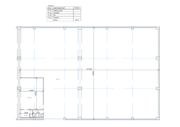 Sklad na prenájom o výmere 499 m2 v obchodno – skladovom areáli na ul. Starej Vajnorskej 