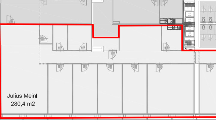 Kancelárske priestory v renomovanej budove TOWER 115, Bratislava-Staré Mesto