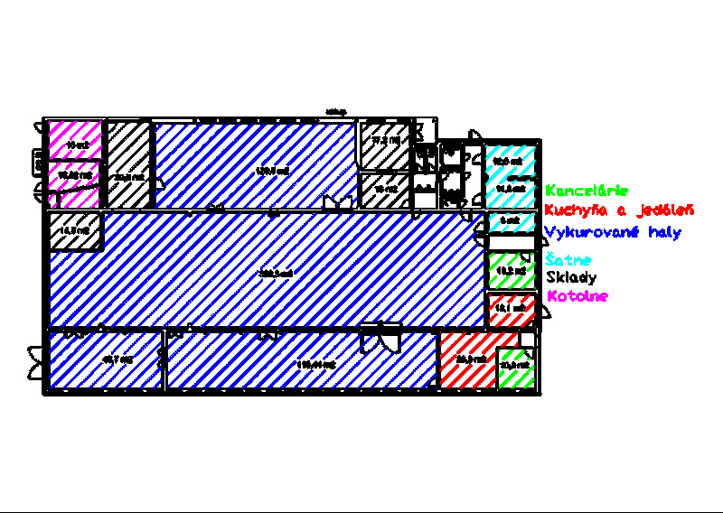Výrobná hala – 680 m2, Beluša