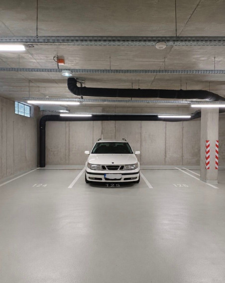 Na predaj vnútorné garážové parkovacie státie v obľúbenom rezidenčnom projekte Ovocné sady, BA II TOP