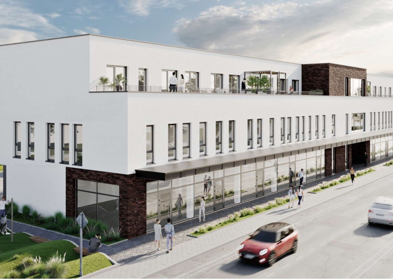 Na prenájom kancelária 20m2,  NOVOSTAVBA, v Trenčíne Za mostami v novej polyfunkčnej budove